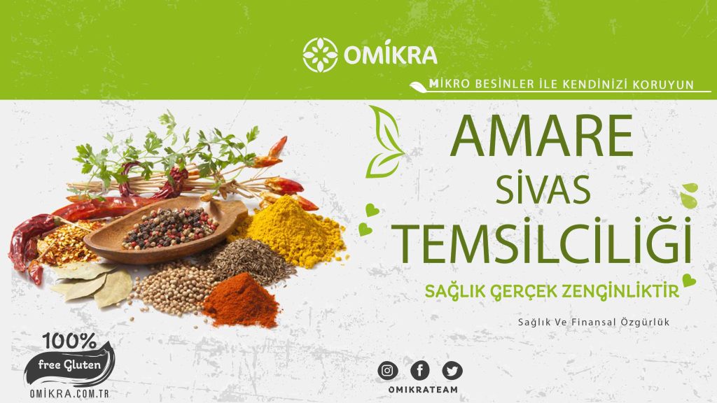 Sivas’ta Sağlıklı Yaşam İçin Amare Sivas Temsilcisiyle İletişime Geçin